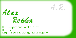 alex repka business card